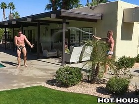 HotHouse Red-hot Gigantic Hard-on Muscle  Parent Penetrating After A Swim