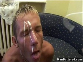 Drizzling Massive Load in His Face